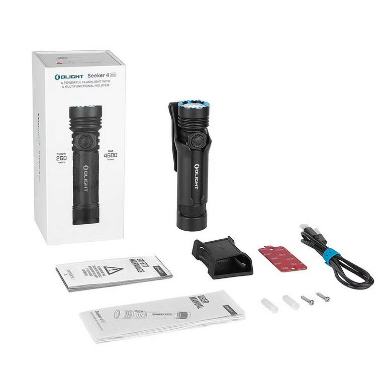 Ліхтар Olight Seeker 4 Matte Black Фото 2